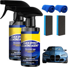 2Pcs Car Nano Coating Spray,Quick Effect Coating Agent for Car, Upgrade Advan...