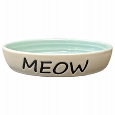 Meow' Cat Saucer Bowl, 6 In. - 58575