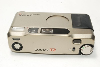 CONTAX T2 Carl Zeiss Sonnar 2.8/38 T Compact Film Camera Silver
