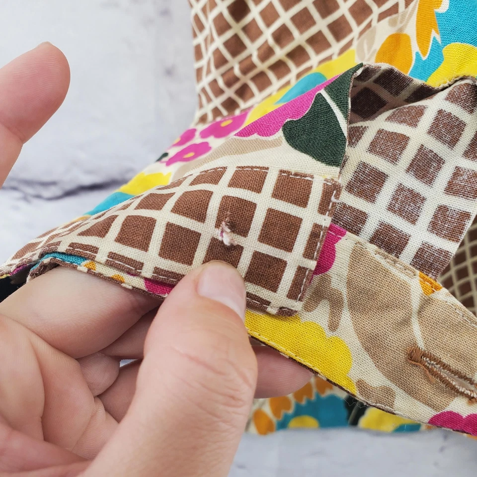 Top Marni Mujer Grande Multicolor Floral Geométrico Algodón Hecho en Italia Foto 4 de 4