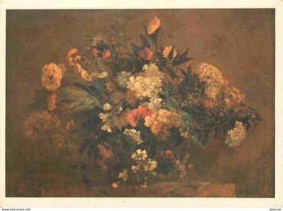 AK - Kunst - Romantische Malerei - Eugène Delacroix - Blumen - Museum von