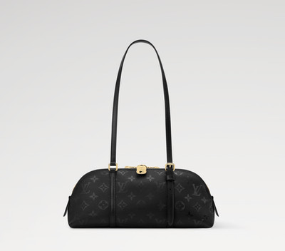 Louis Vuitton Squire EW M3A167 Shoulder Bag Monogram Black LV Authentic New