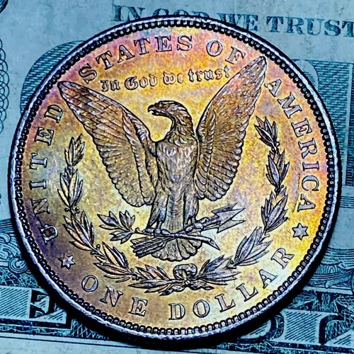 S91 💎 1880 Morgan Dollar Uncirculated SUPER MONSTER TONER AMAZING