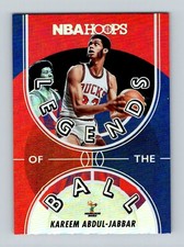 2021-22 Hoops Legends of the Ball #1 Kareem Abdul-Jabbar