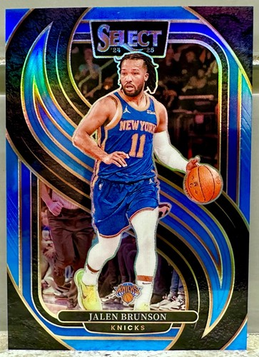 COLOR & JERSEY # MATCH! 2024-25 Select Jalen Brunson Blue 11/299! KNICKS (1/1)!