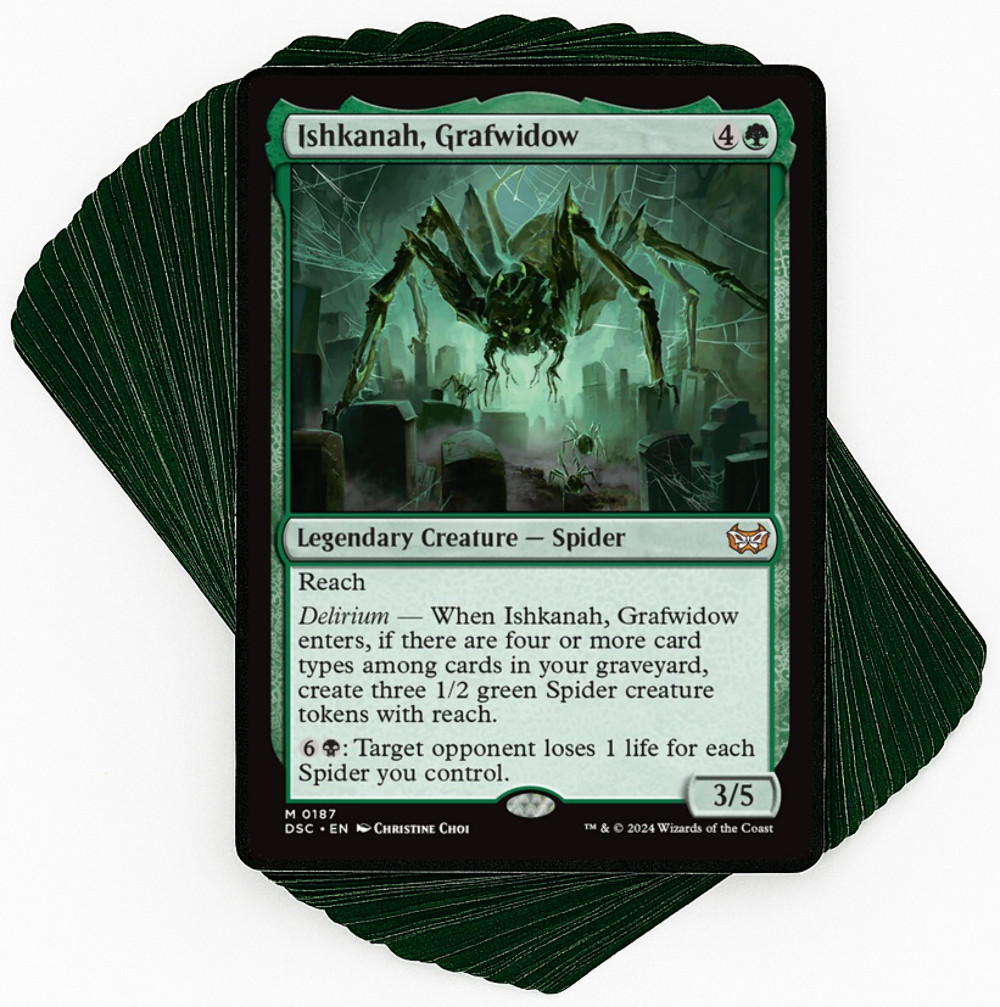mtg animal commander deck MTG Commander Deck EDH Deck Chatterfang, Squirrel General 100 Magic Cards  Custom Deck Squirrels Tokens Green Black Golgari