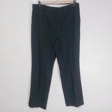 Pendleton 100 Virgin Wool Charcoal Gray Straight Leg Trousers 12