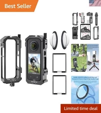 Aluminum Frame Cage Sticky Lens Guard Set Screen Protector for X 3 Accessorie...