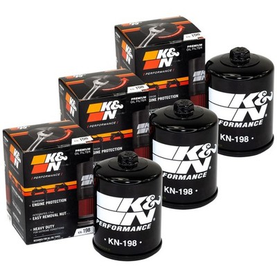Ölfilter Set 3 Stück K&N KN-198 für Polaris ACE 570 Ranger 800 RZR 900 Sportsman