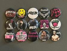 Yungblud Music Buttons/ Pins Set Of 15
