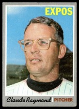 1970 Topps Claude Raymond VG+ Montreal Expos #268