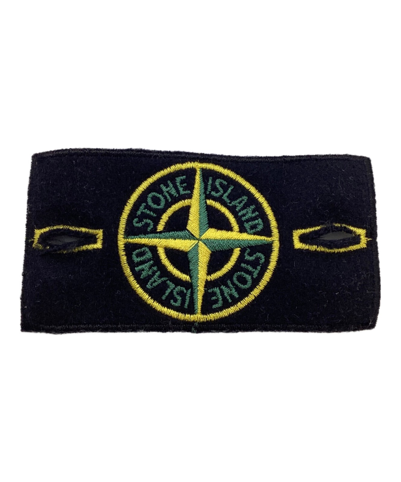 STONE ISLAND/ Logo Patch Garment Dye Sweatshirt Long Sleeve T-Shirt White Size: thumbnail 9