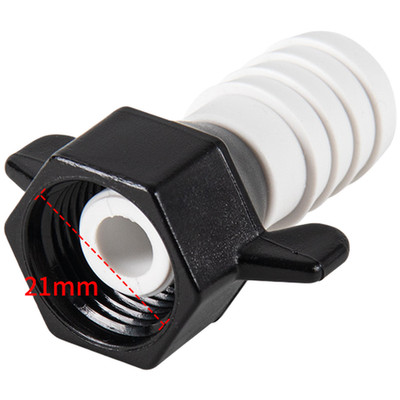 Für SHURFLO 51F03 Verschraubung für Tauchpumpe Auslauf 8x5x4cm ABS schwarz