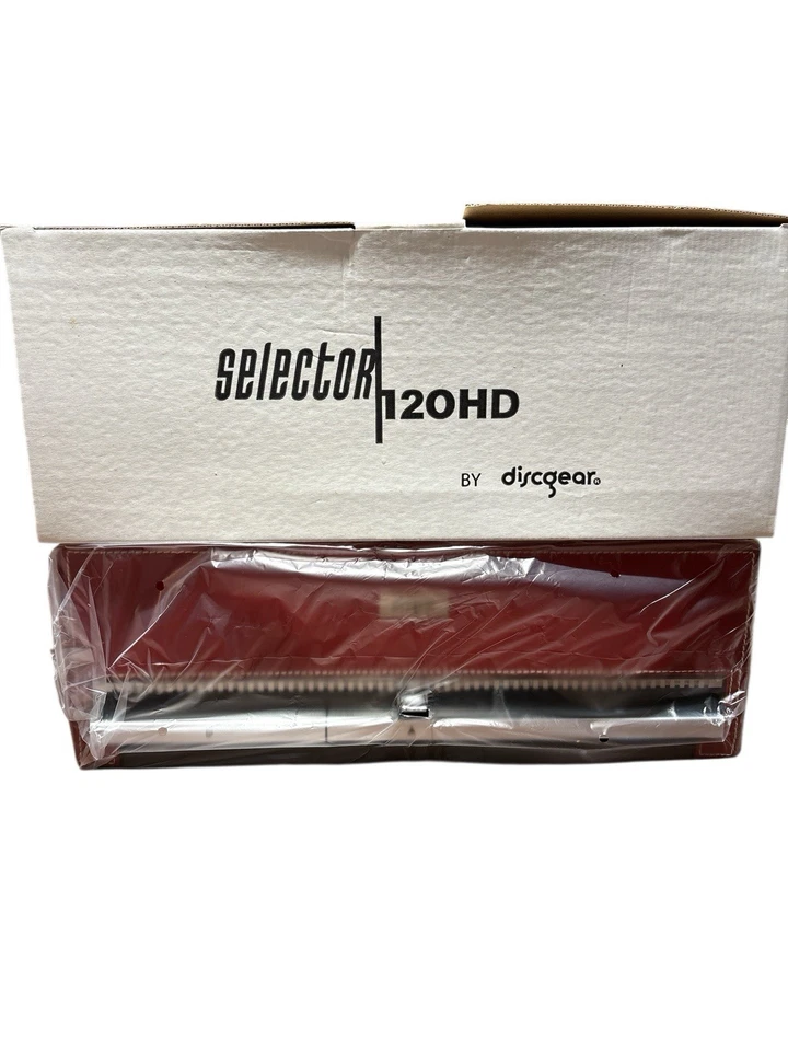 Nuevo Estuche Rígido Sellado Selector de Engranajes de Disco 120HD ROJO Imitación Cuero Almacenamiento Foto 3 de 4