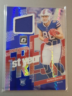 2023 Panini Donruss Optic - 1st Year Fresh Dalton Kincaid #FYF-DK Blue Hyper 