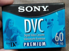 Sony 60 min Mini DV DVC Premium DVC Tape Video Cassette New Sealed