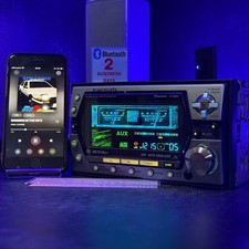 Pioneer Carrozzeria FH-P88MD 2DIN Car Audio CD MD Bluetooth Player JDM DSP Stock