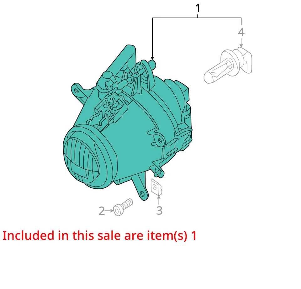 Переключатель фар головного света 2002-2005 Bmw 330i управление лампой JKXWR - Изображение 3 из 4
