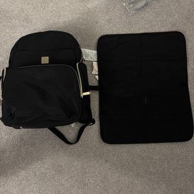 Ergobaby Anywhere I go Diaper Bag Backpack Black  Infant Bag Bottle Storage