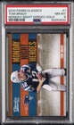 2010 PANINI CLASSICS MONDAY NIGHT HEROES GOLD #1 TOM BRADY 54/100 PSA 8