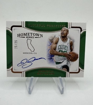 2024-25 National Treasures #HH-RAY Ray Allen Hometown Heroes Auto 25/25 Celtics