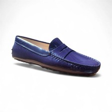 Tods Patent Leather Penny Loafer Driving Shoes