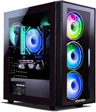 NOVATECH Phantom 2.0 - Prebuilt Gaming PC Desktop Computer - RX580 