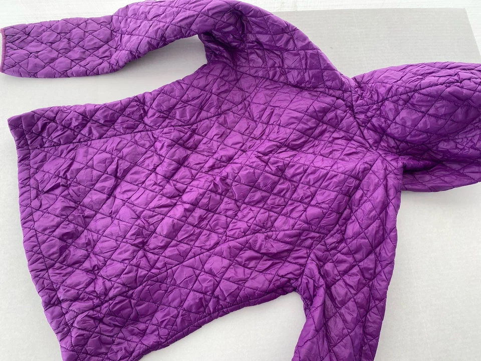 Free Country Women’s Quilted Hooded Jacket Purple Size Small Lightweight Zip - Image 3 of 4