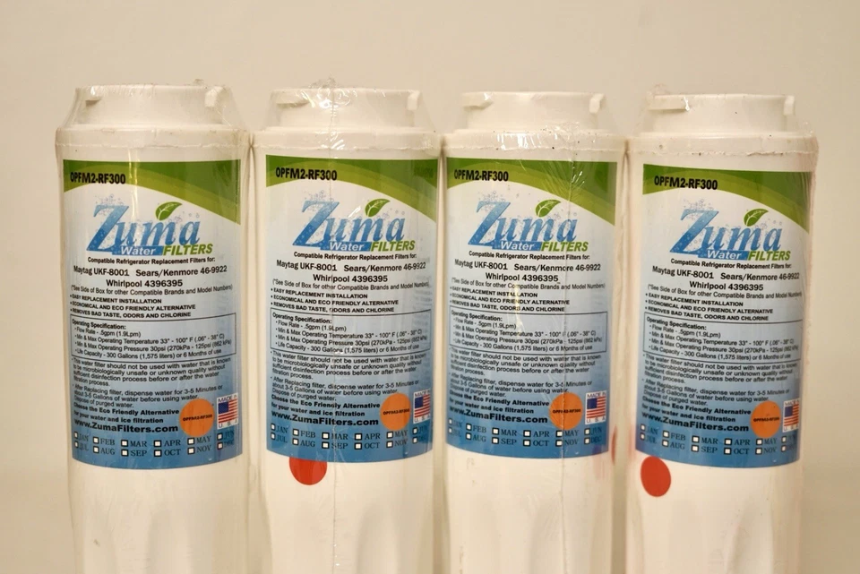 4 Zuma OPFM2-RF300 Replacement Water Filter for Maytag, Sears/Kenmore, Whirlpool - Image 2 of 4