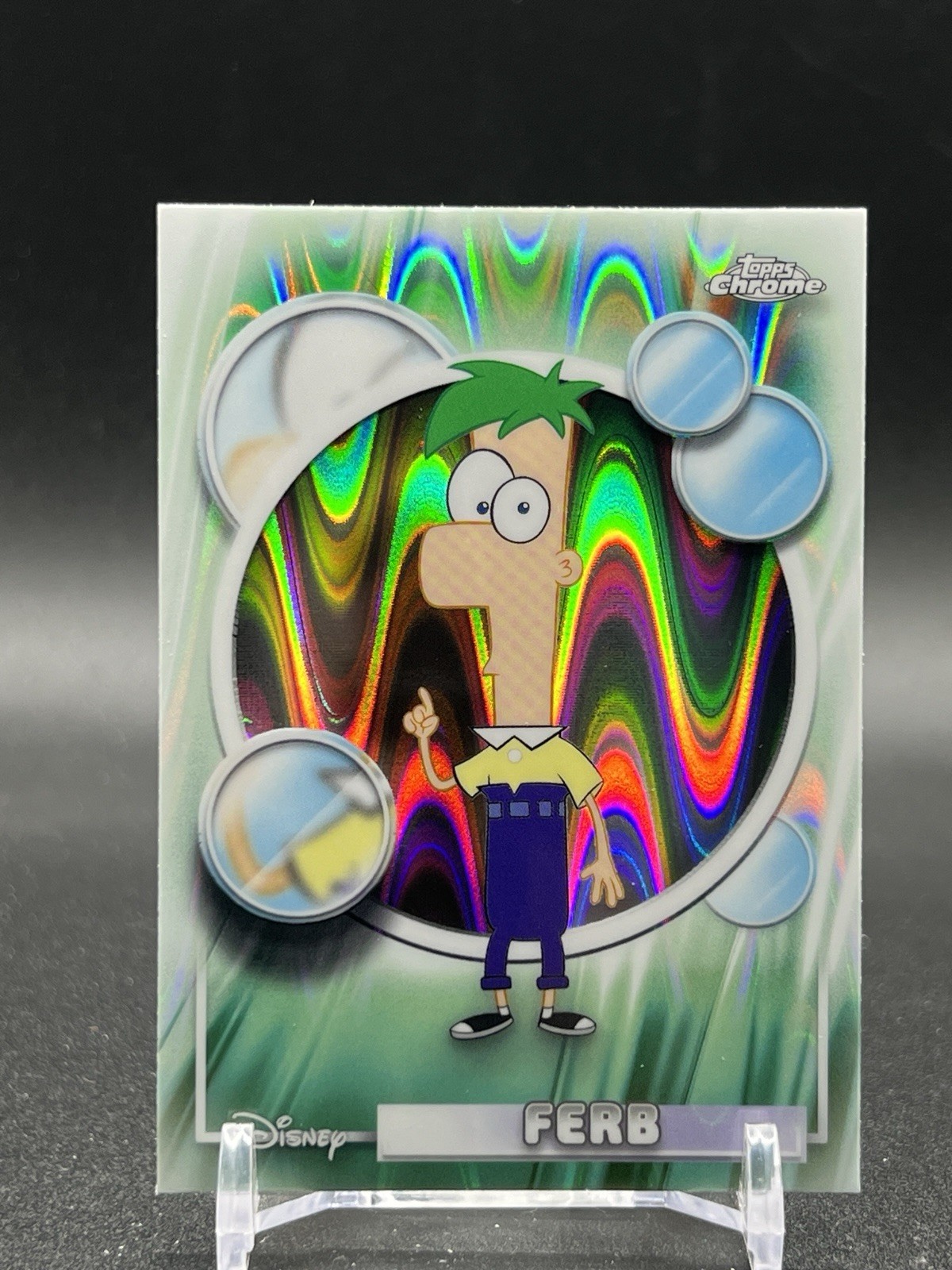 2026 Topps Chrome Disney Ferb # 116 Raywave Refractor