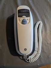 Vintage GE White Trimline Phone Wall or Desk Phone  Caller ID Works