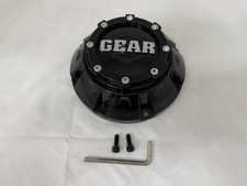 1850l176-56h Gear Alloy Gloss Shiny Black Wheel Center Cap With Screws