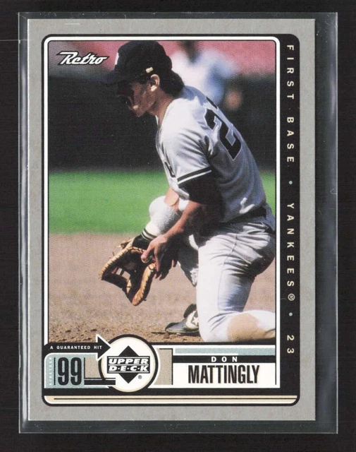 1999 Upper Deck Retro Don Mattingly #97 Platinum 1/1 Yankees TV6924