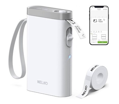 Nelko Etikettendrucker Bluetooth P21 selbstklebendes tragbarer Etikettiergerät