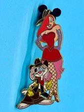 Prendedor Disney 2006 Westward Ho LE 100 Jessica & Roger Rabbit - ¡Excelente estado!