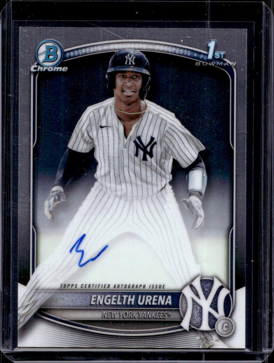 Engelth Urena 2025 Bowman Chrome #CPA-EU 1st Prospect Auto B