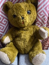 Vintage Antique Teddy Bear MADE BY EDEN TOYS