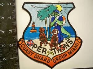 Old Coast Guard USCG Group Miami, FL Ops Patch