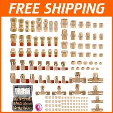 Industrial Brass Air System Tubing Kit - Nylon Assortment