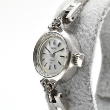 Working condition SEIKO ladies' wristwatch, manual winding, with stone-set b