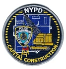 New York City NY Police NYPD Capital Construction Unit patch - NEW!
