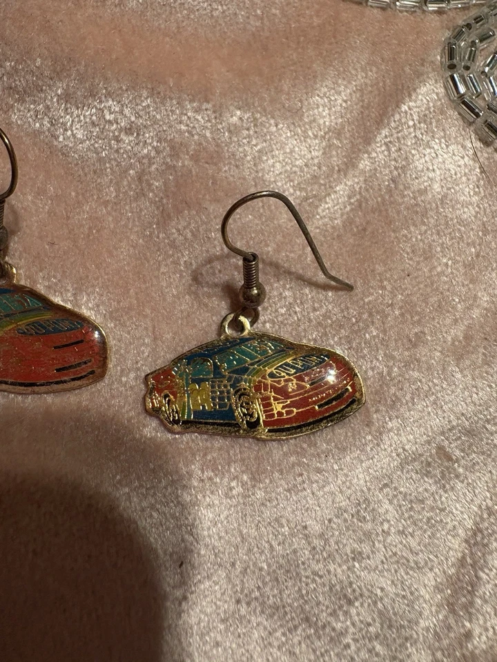 Pendientes Dale Earnhardt #88 Car Race NASCAR para mujer Foto 2 de 2