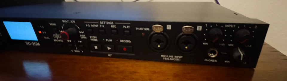 Tascam SD 20M / Audiorecorder 24Bit 96kHz - Bild 3 von 4