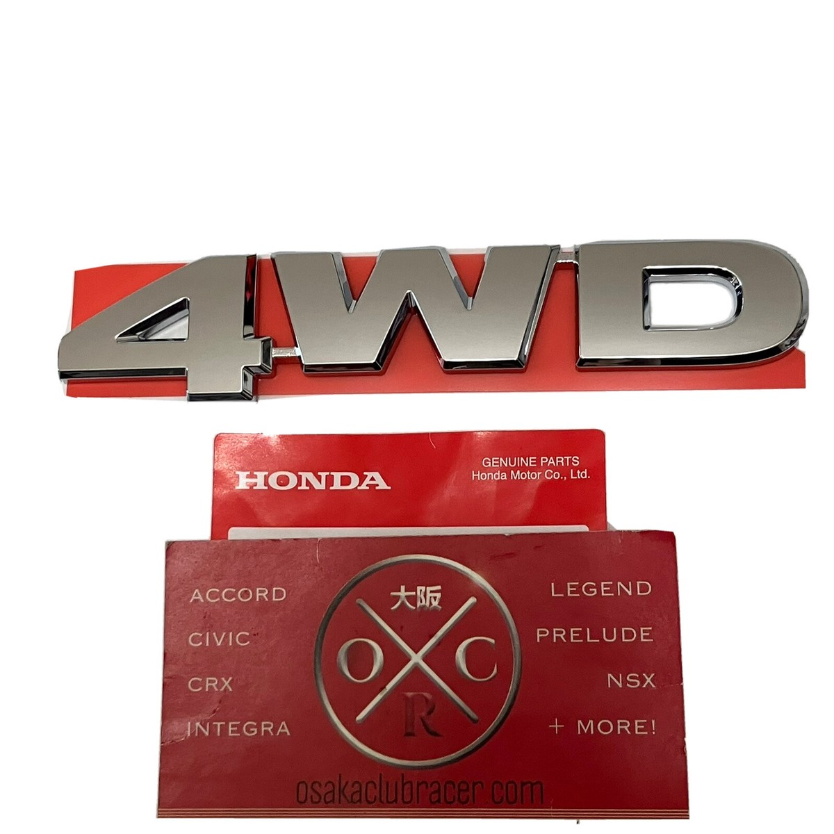 New GENUINE OEM Honda 4WD Emblem 09-15 Pilot 09-14 Ridgeline 09-11