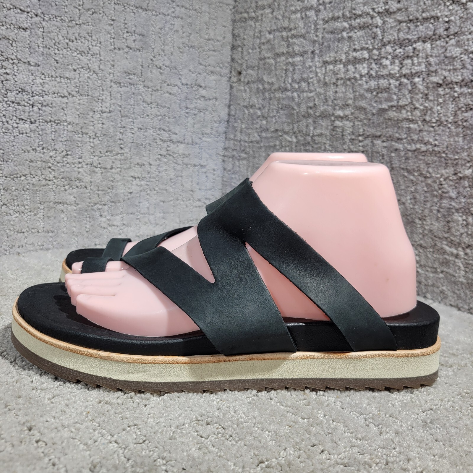 Sandali comodi Merrell Juno Wrap da donna taglia 9 US in pelle nera slip on