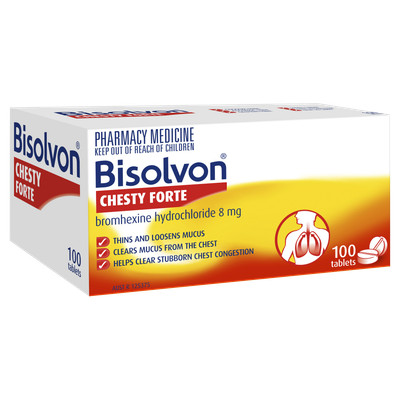 Bisolvon chesty tab 8mg 100 (9310717300012)