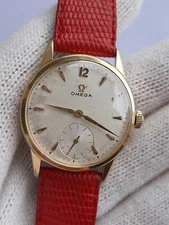 OMEGA WATCH 14713-61 MANUAL CAL.268 PLAQUE 20 MICRON SWISS MADE JUST SERVICED 