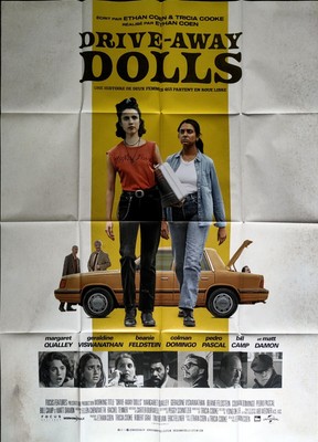 Affiche cinéma " Drive-away Dolls " 120x160cm /Ethan Coen/2024 eBay