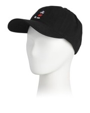 Disney Mickey Mouse Adjustable Washed Twill Black Baseball Cap Embroidered NEW