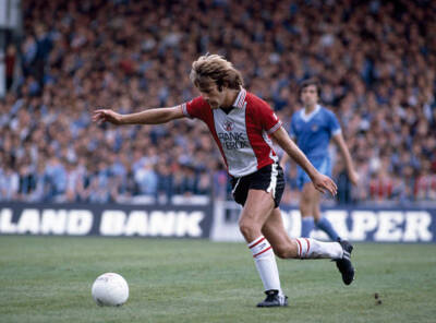 Nick Holmes of Southampton in action during their First Division - Old Photo